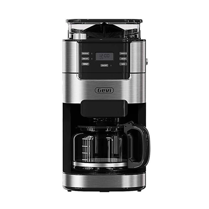 GEVI | 10-Cup Coffee Maker Machine with Built-in Grinder