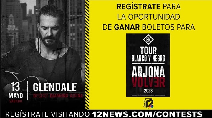 12 NEWS Ricardo Arjona Tour Ticket Giveaway - Win Tickets - give