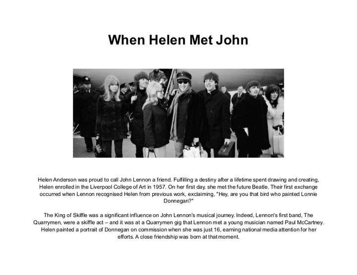 When Helen Met John