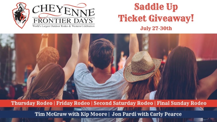 Saddle Up For Cheyenne Frontier Days Giveaway - Win Tickets - gi