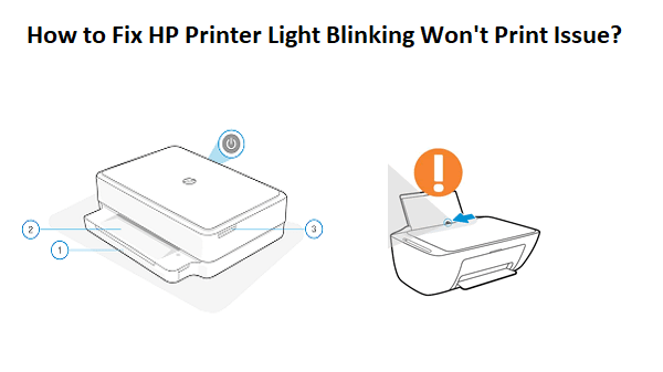 How to Fix HP Printer Light Blinking Won't Print Issue?