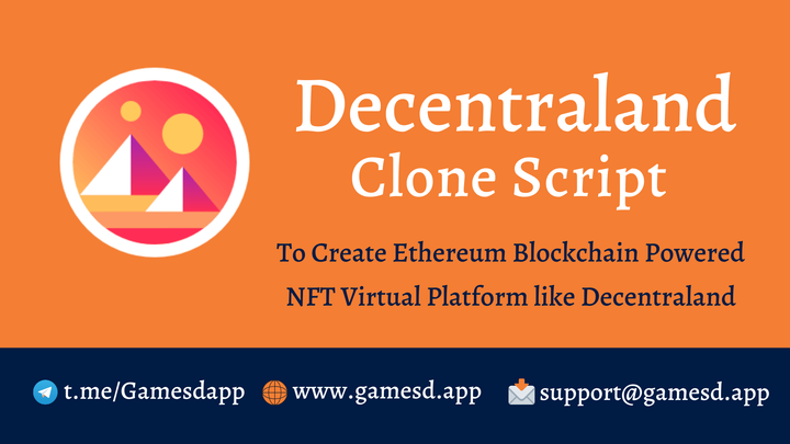 Decentraland Clone Script | Decentraland NFT Clone Script | Dece