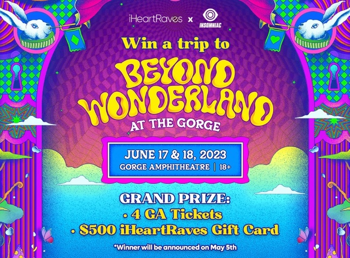 Beyond Wonderland 2023 PNW Giveaway - Win Four GA Tickets - give