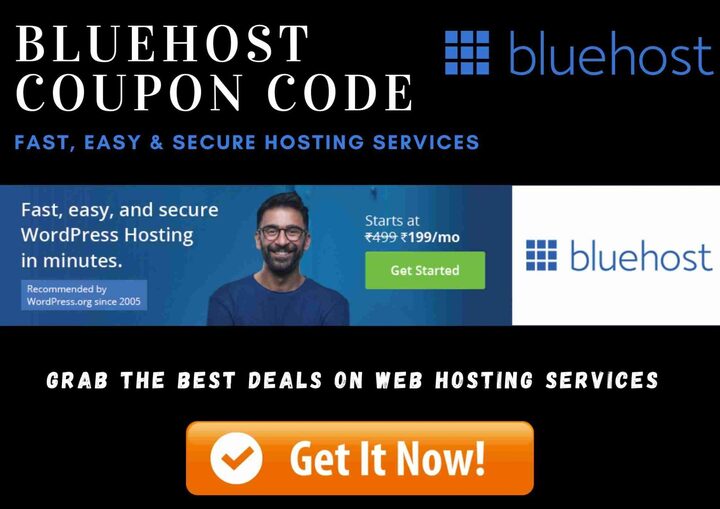 BlueHost Coupon Code 2021 For WordPress Website Hosting Services