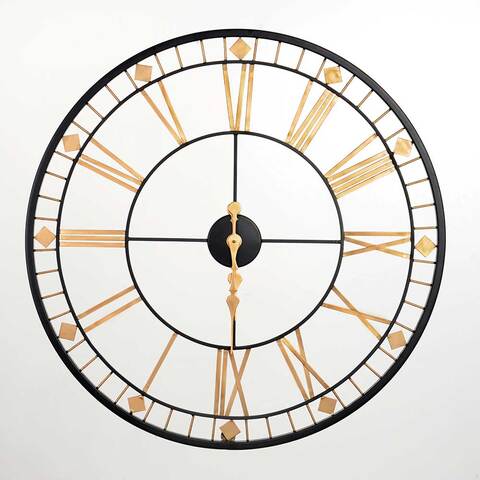Unique and Classic: Roman Numerals Wall Clock Adds Timeless Cha