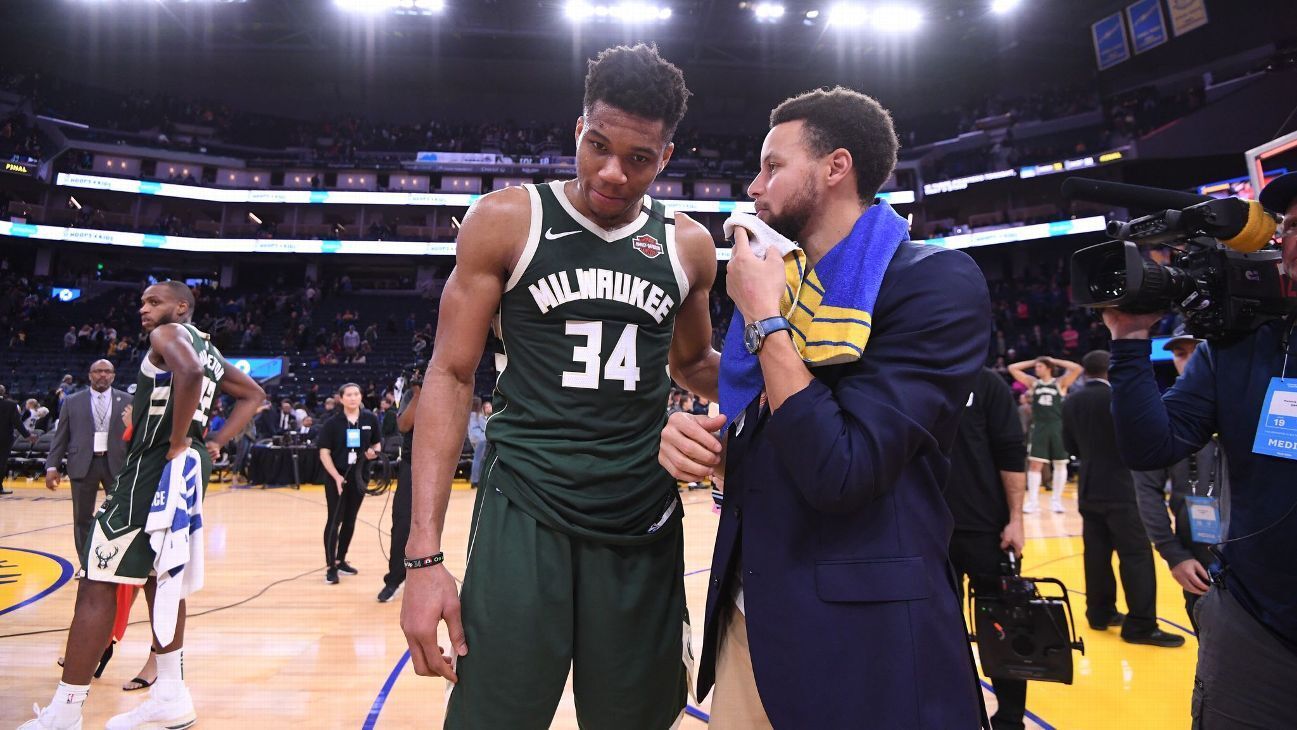 Milwaukee Bucks star Giannis Antetokounmpo says Stephen Curry is NBA's best player after leading Golden State Warriors to title