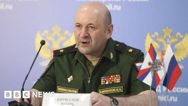 Igor Kirillov: Russia's chemical weapons chief and mouthpiece killed in Moscow