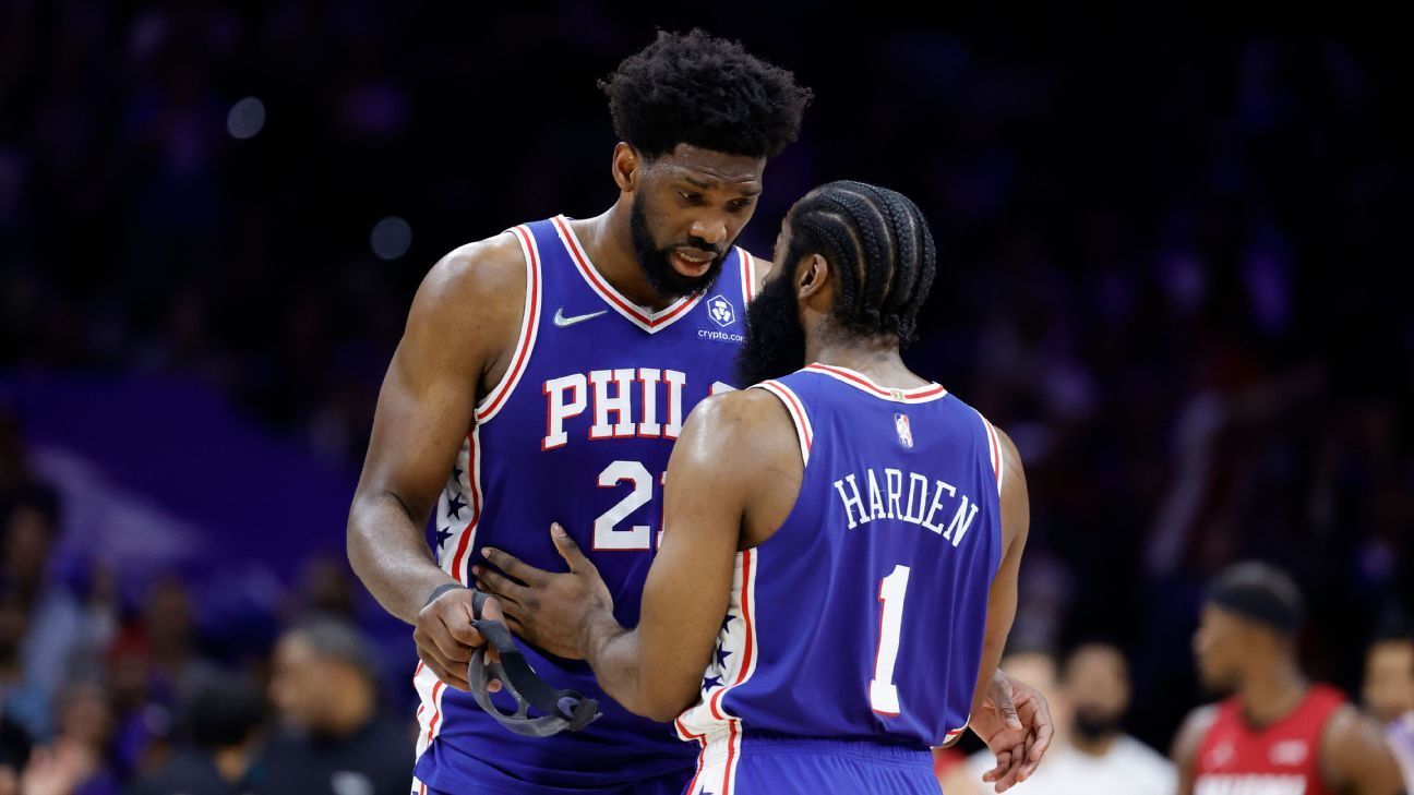 Joel Embiid says James Harden, Philadelphia 76ers need to be more aggressive, toughen up in order to break through