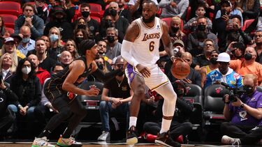 Los Angeles Lakers' LeBron James - Don't plan on stopping amid 'one of the best zones offensively' of career