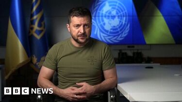 Ukraine war: Zelensky calls for 'just punishment' for Russia