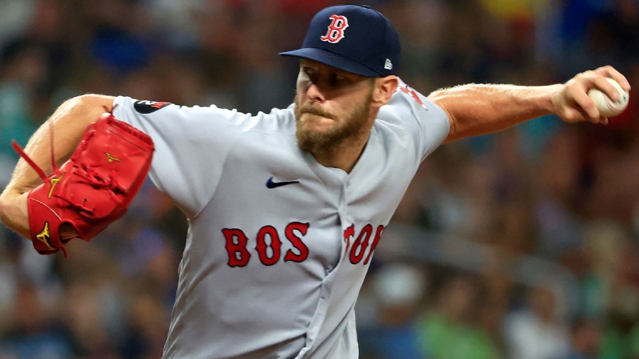 Boston Red Sox P Chris Sale suffers broken wrist in bike accident, out remainder of season
