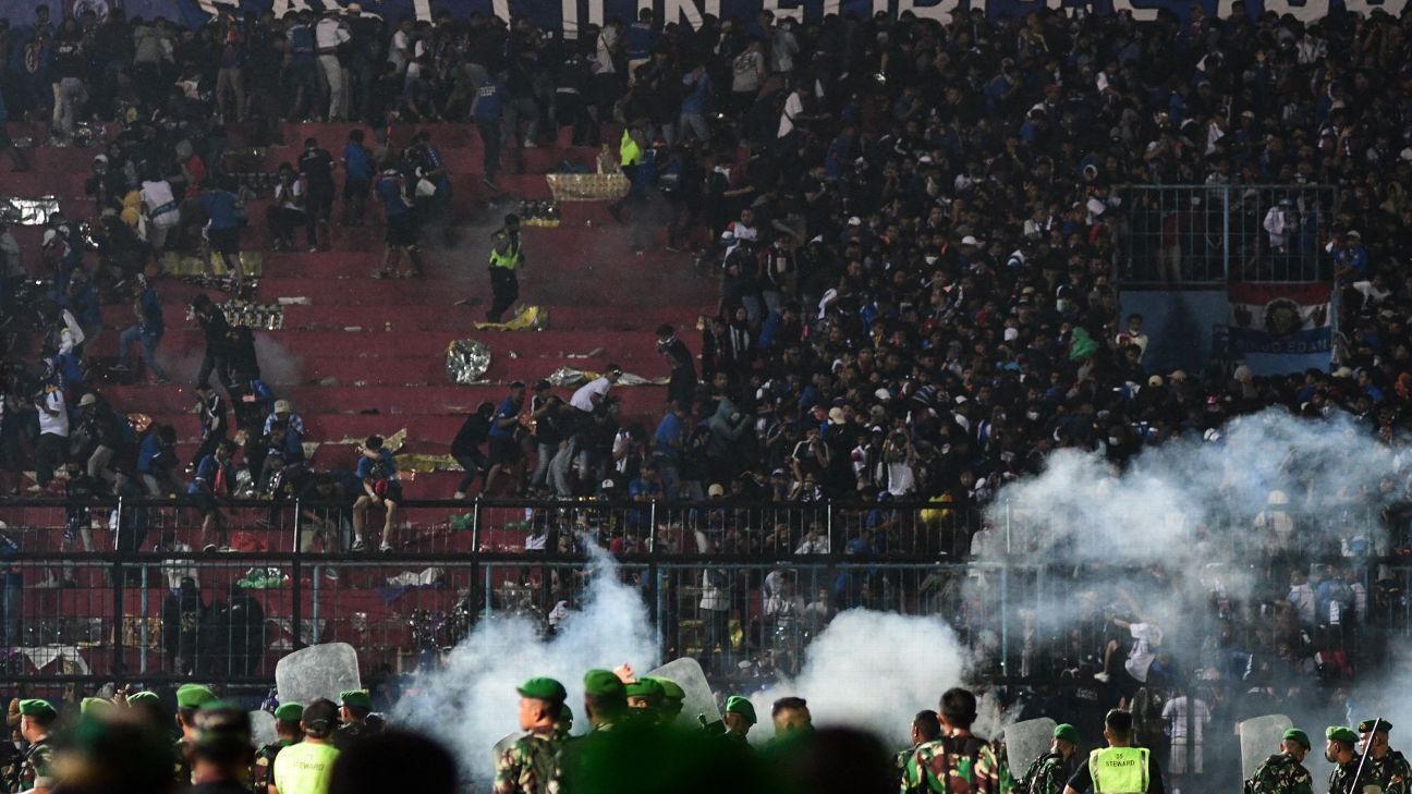 Indonesian soccer match stampede leaves more than 120 dead