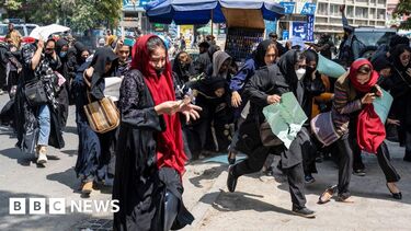 Taliban break up rare protest by Afghan women in Kabul