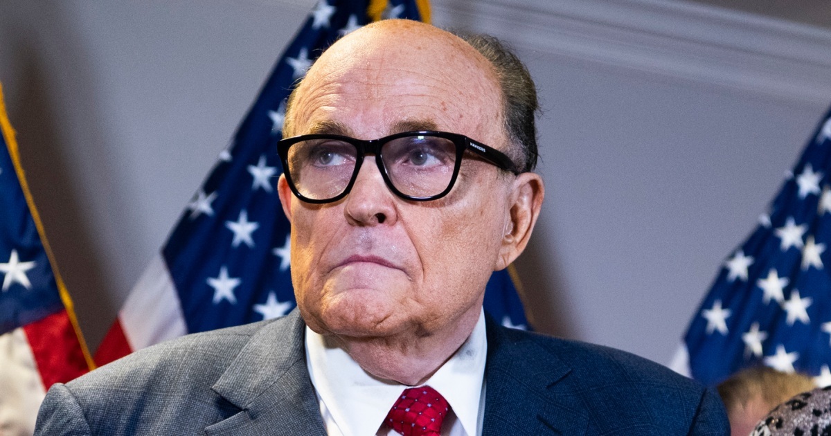 Rudy Giuliani informed he's a target of probe into Trump's alleged election interference in Georgia