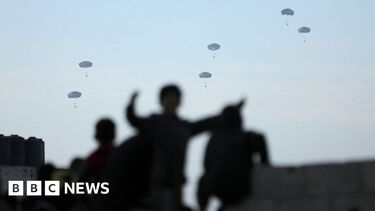 Gaza aid airdrop: Why delivering food from the air is controversial